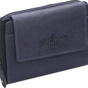 Portofel The Chesterfield Brand cu protectie anti scanare RFID din piele naturala moale bleumarin Ascot MAGAZINUL DE GENTI