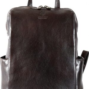 Rucsac dama din piele naturala vachetta maro R128B